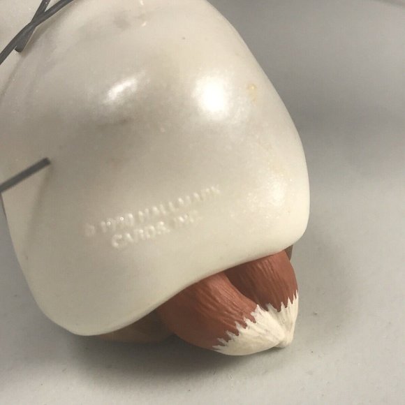 Hallmark Keepsake Ornament Our First Christmas Together 1990 Fox Couple Vintage - Picture 7 of 12